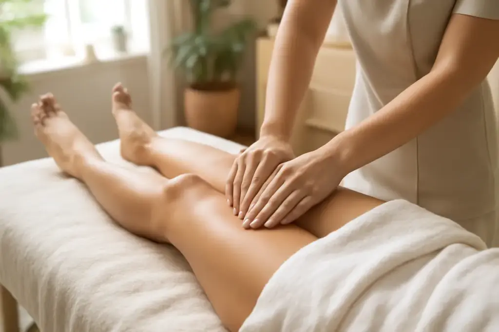 Massaggio linfodrenante in spa: come agisce sulle gambe pesanti secondo i terapisti