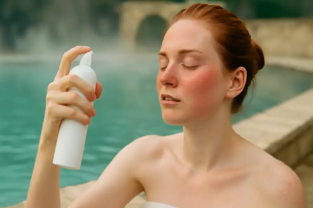 Acqua termale e pelle sensibile: la combinazione che può ridurre arrossamenti e irritazioni