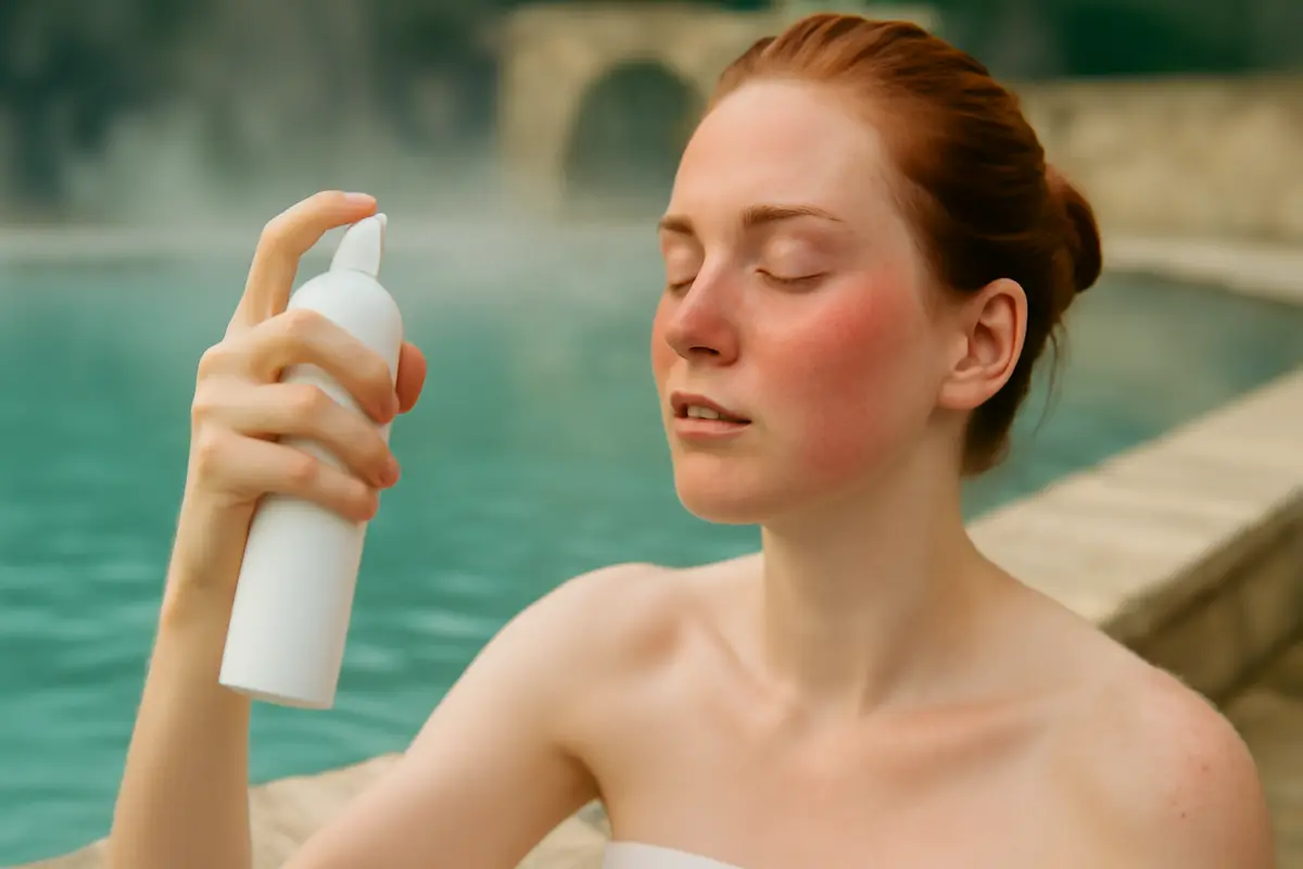 Acqua termale e pelle sensibile: la combinazione che può ridurre arrossamenti e irritazioni