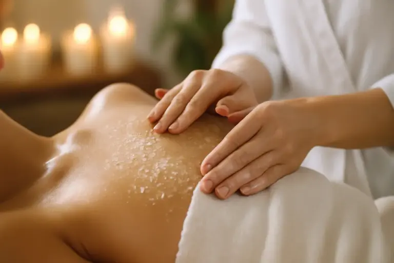 Peeling corpo con ingredienti naturali spa: il trattamento che favorisce una pelle più luminosa