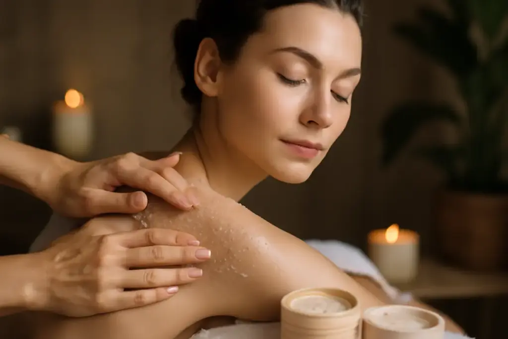 Scrub corpo spa per pelli sensibili: il trattamento delicato che trasforma la luminosità